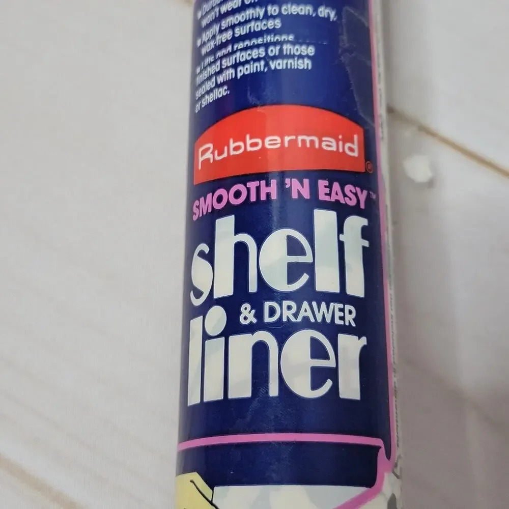 Vintage 80s Rubbermaid Farm Yard Shelf Liner, 10 Sq. Ft.